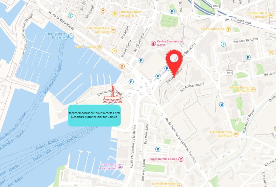 Appartement Proche Du Port Et Des Plages Du Mourillon - Climatise Тулон Екстериор снимка